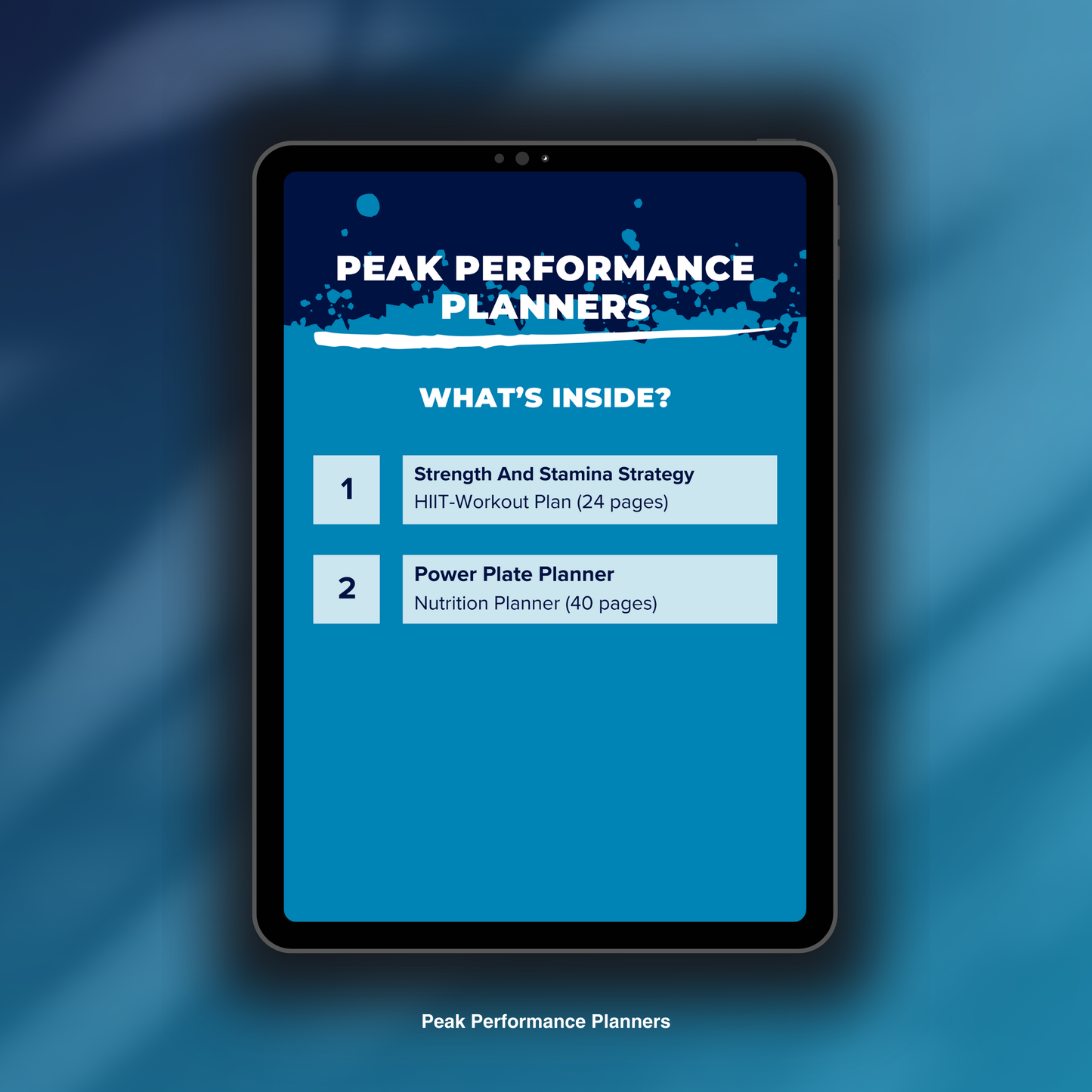 Peak Performance Planners (Planners Bundle)