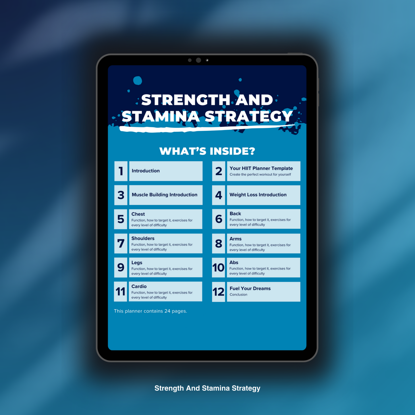 Strength And Stamina Strategy (HIIT-Workout Planner)
